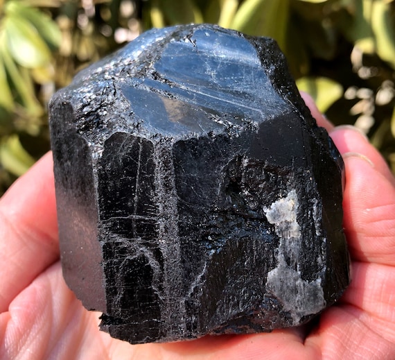 Large Raw Black Tourmaline Specimen from Minas Gerais, Brazil